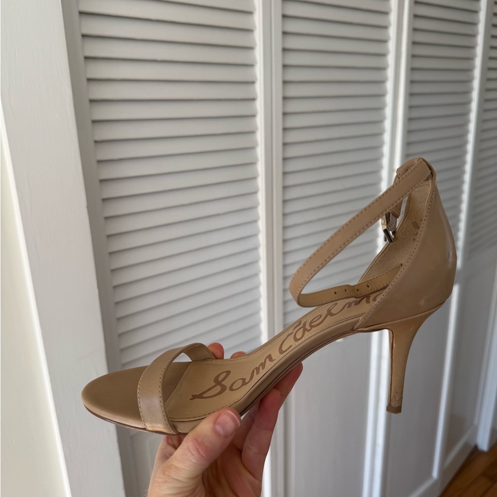 Sam Edelman Nude Strappy Heels